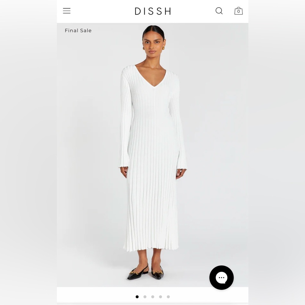 Dissh Women's White Maxi Dress